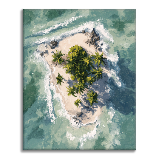 Tropical Island - Paint by Numbers