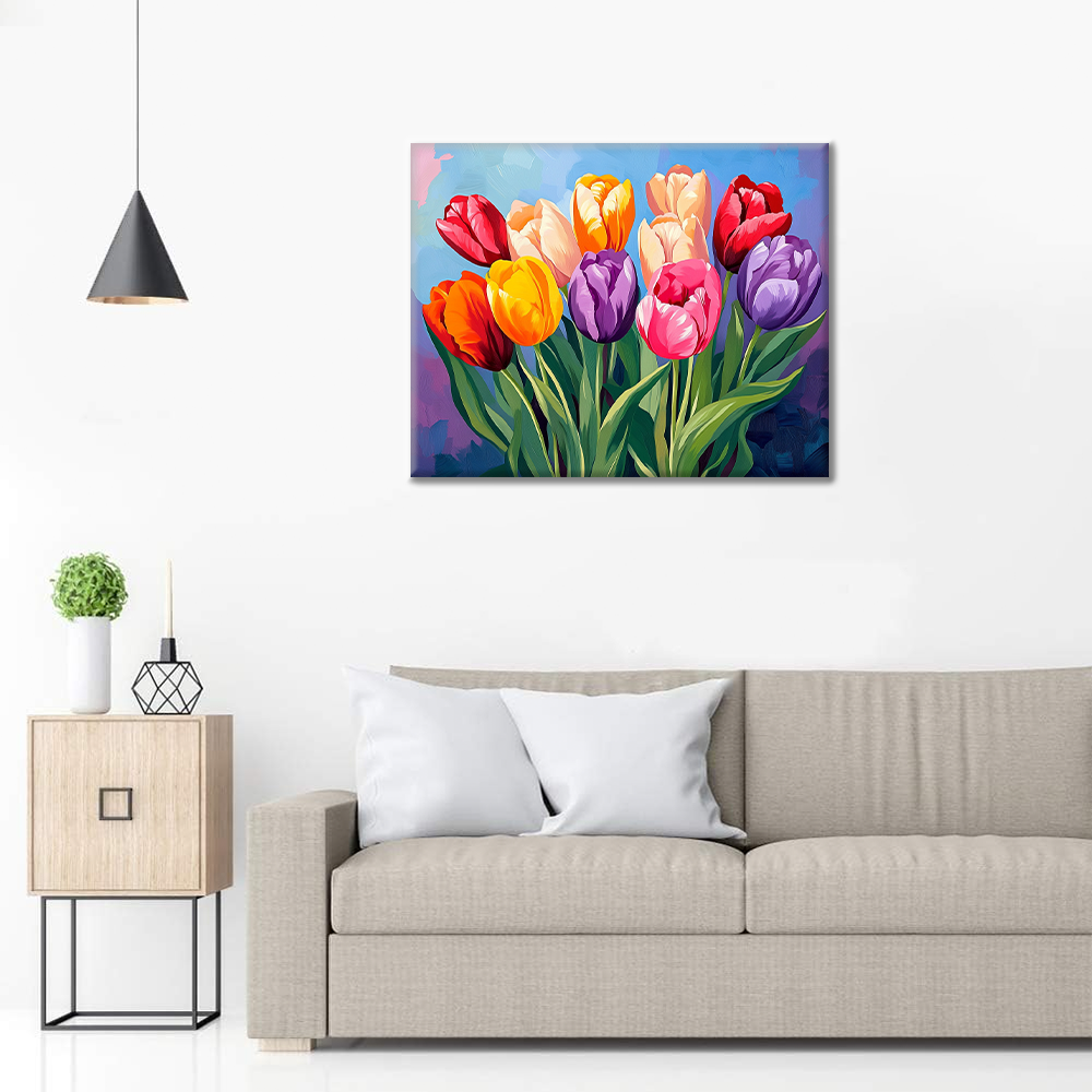 Tulips - Paint by Numbers