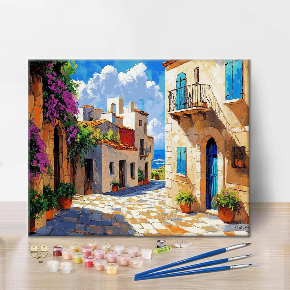Coastal Lane - Paint by Numbers