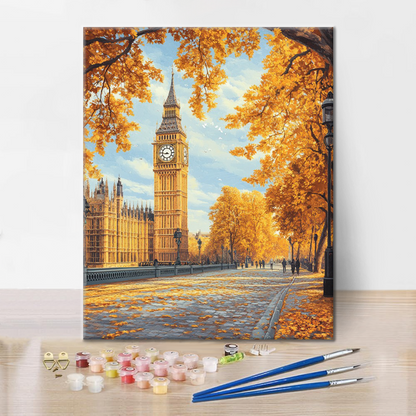 Golden London - Paint by Numbers