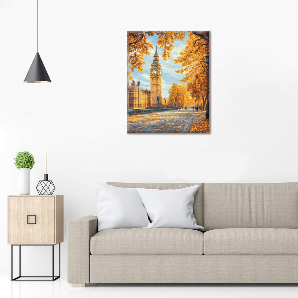 Golden London - Paint by Numbers