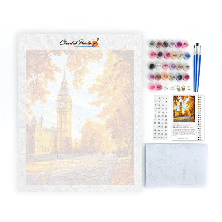 Golden London - Paint by Numbers