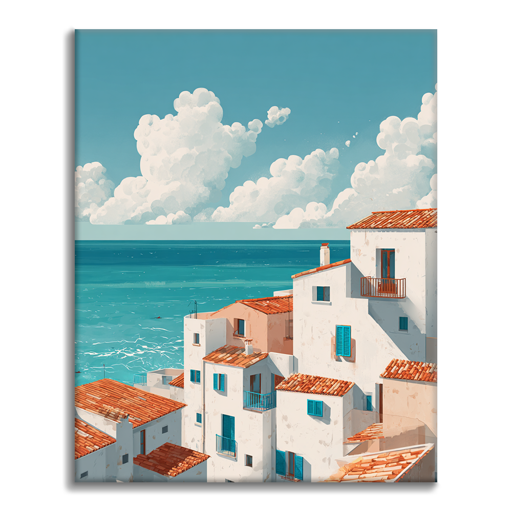 Majorelle Blue Summer - Paint by Numbers