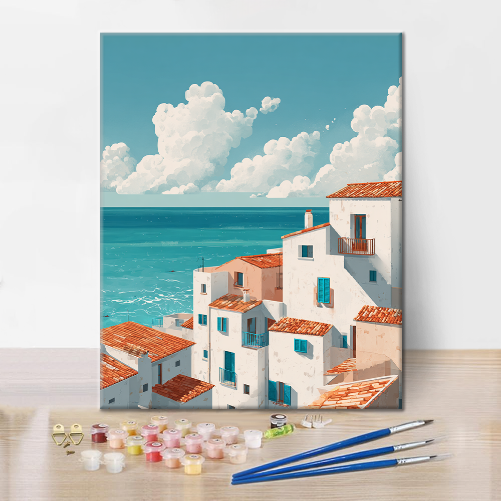 Majorelle Blue Summer - Paint by Numbers