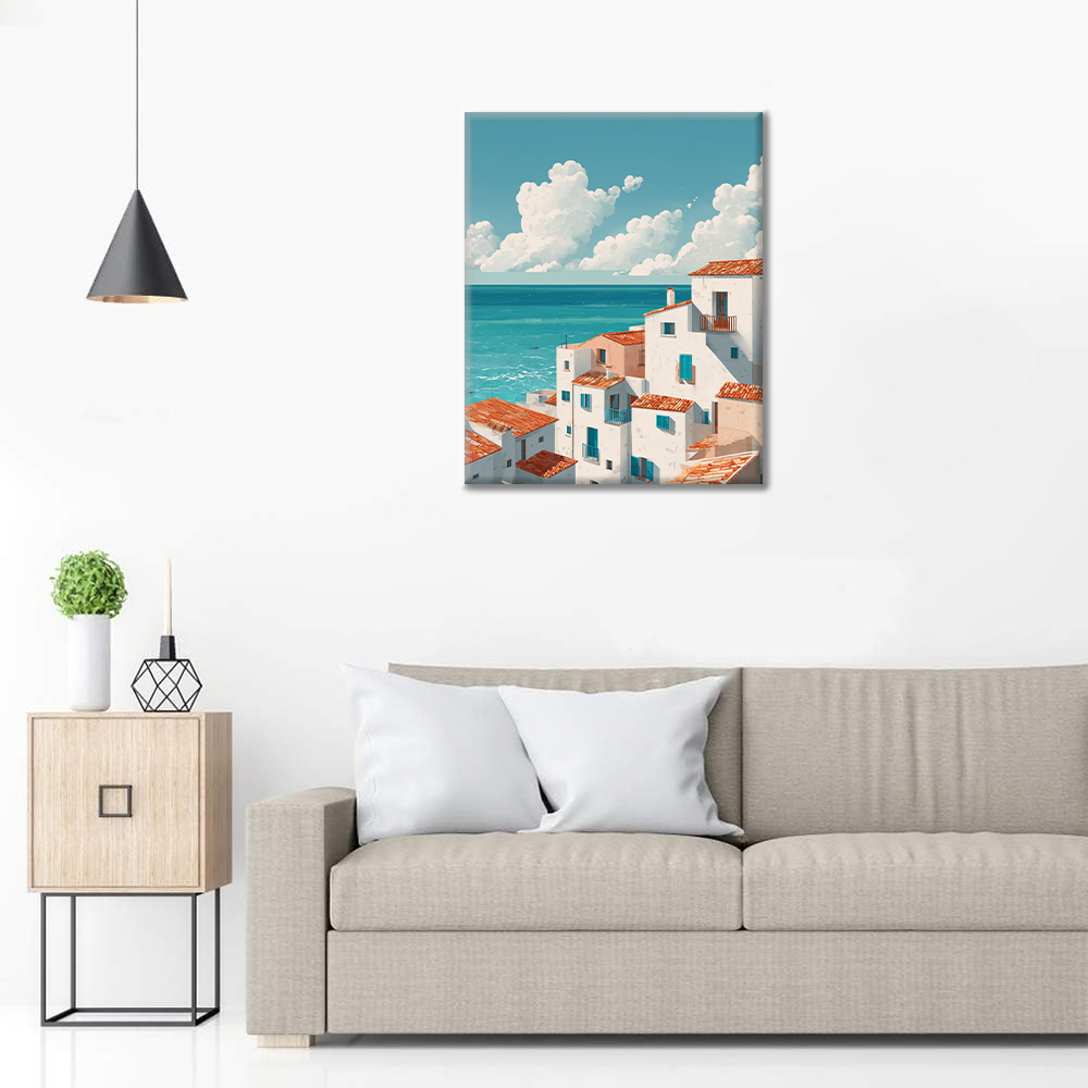 Majorelle Blue Summer - Paint by Numbers