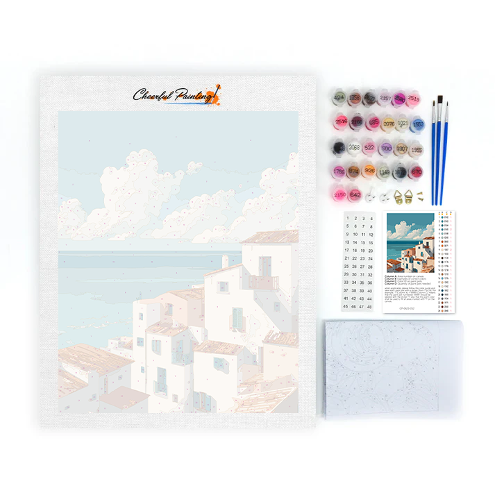 Majorelle Blue Summer - Paint by Numbers