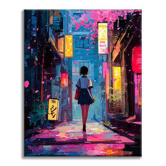 Sakura Corner - Paint by Numbers