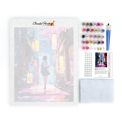 Sakura Corner - Paint by Numbers