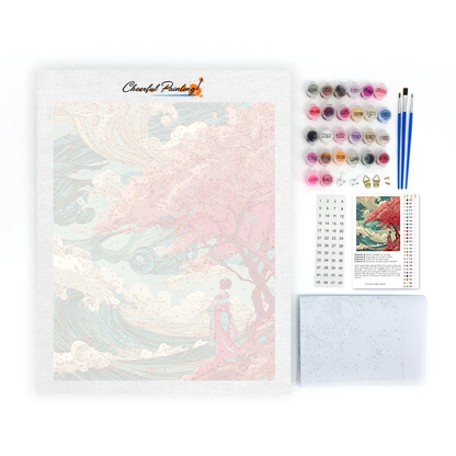 Sakura Wave - Paint by Numbers