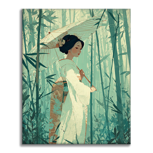 Silent Bamboo - Paint by Numbers