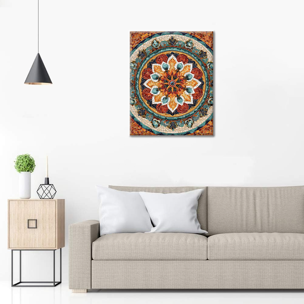 Sun Mandala - Paint by Numbers