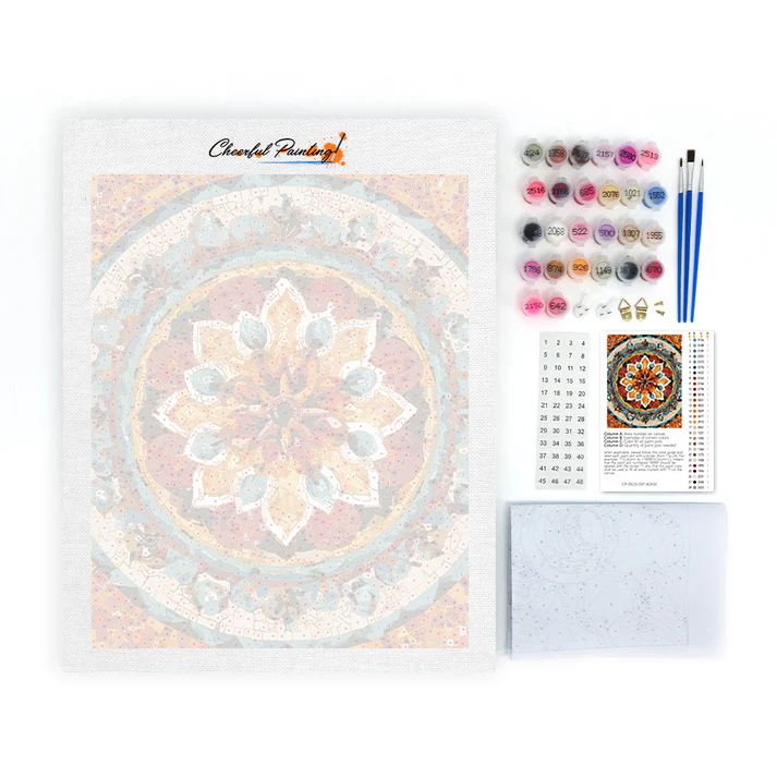 Sun Mandala - Paint by Numbers