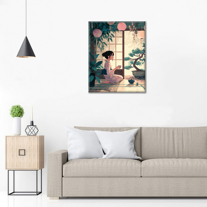 Tea in Tranquility - Paint by Numbers
