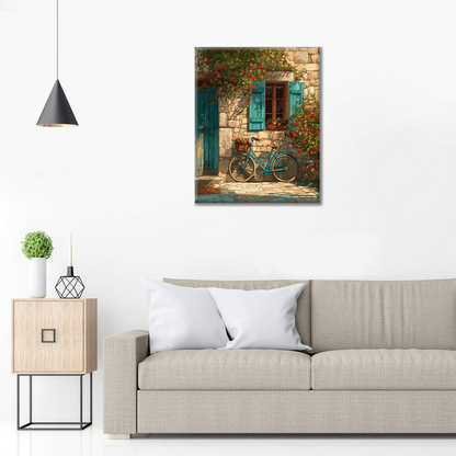 Garden Bicycle - Paint by Numbers