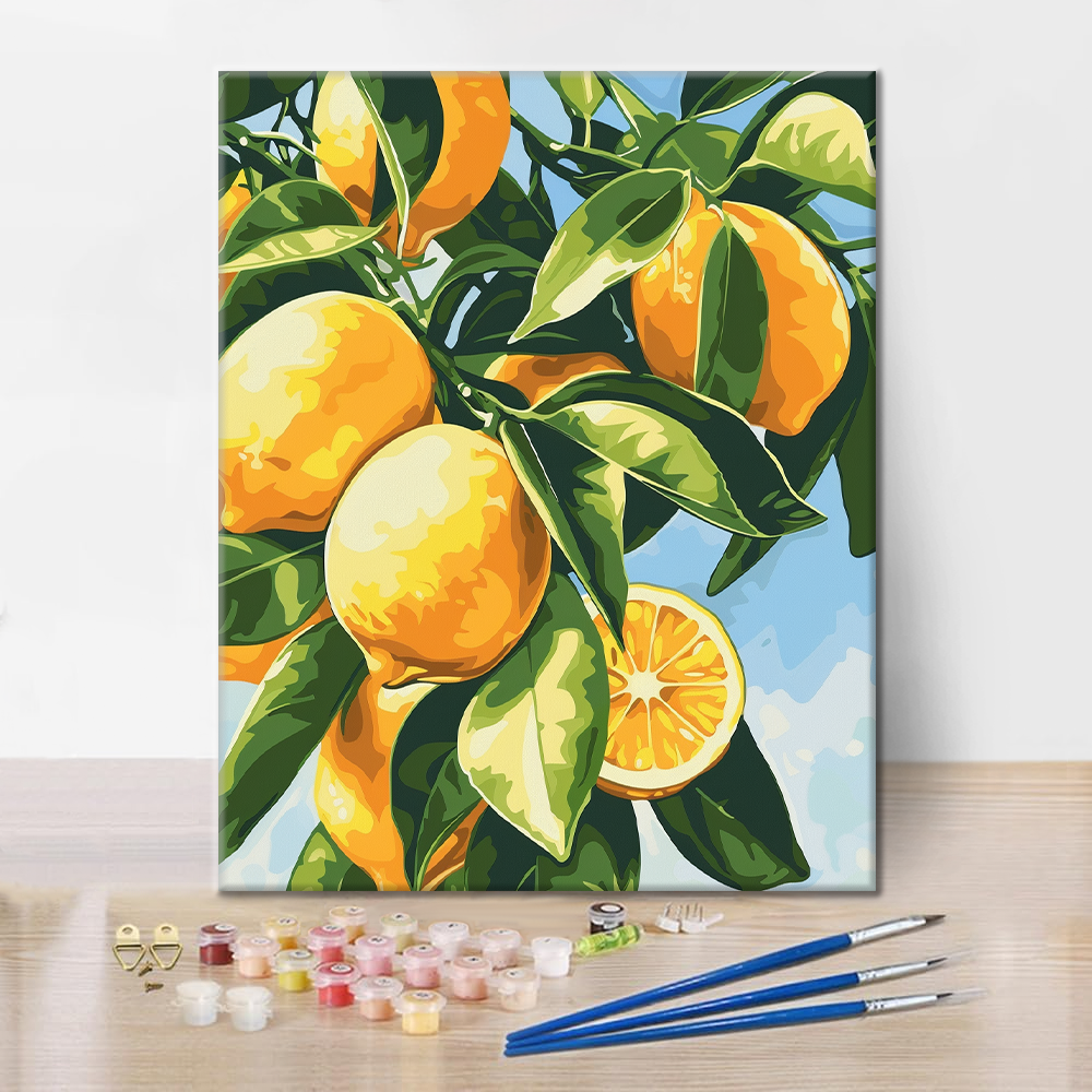 Lemon Branch - Paint by Numbers