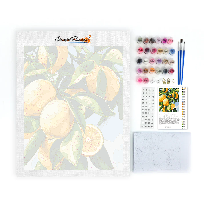 Lemon Branch - Paint by Numbers