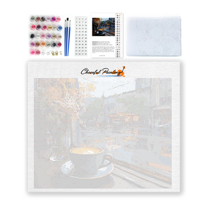 Rainy Day Café - Paint by Numbers