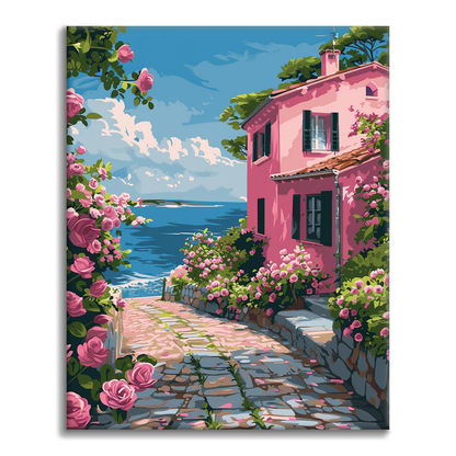 Rose Path - Paint by Numbers
