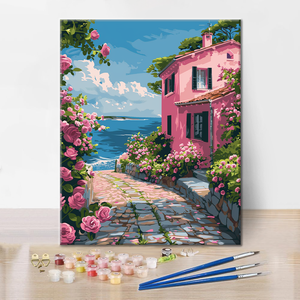 Rose Path - Paint by Numbers