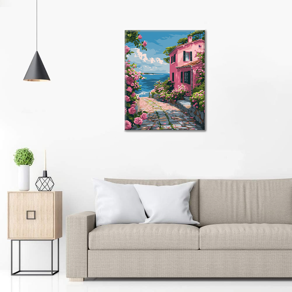 Rose Path - Paint by Numbers