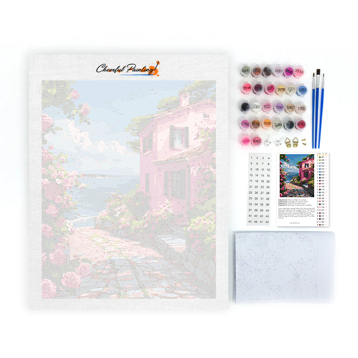 Rose Path - Paint by Numbers