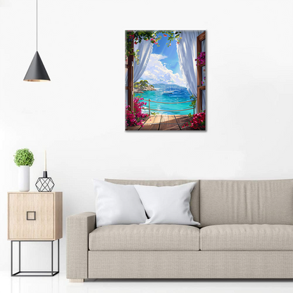 Window to the Sea - Paint by Numbers