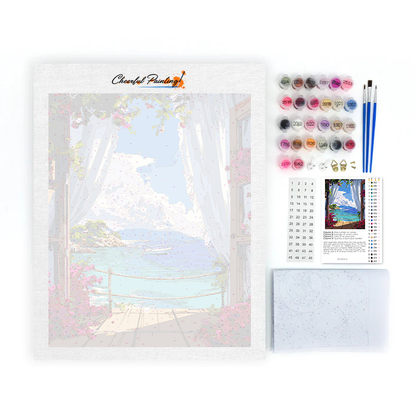 Window to the Sea - Paint by Numbers