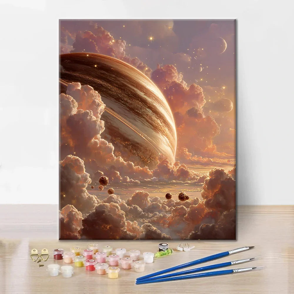 Chocolate Planet - Paint by Numbers