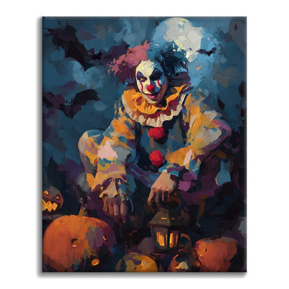 Clown Carnival Night - Paint by Numbers