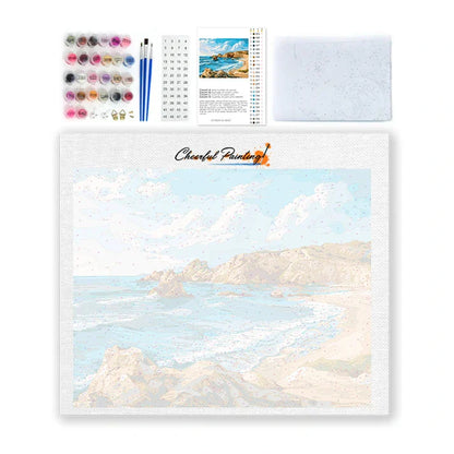 Coastal Rocks - Paint by Numbers