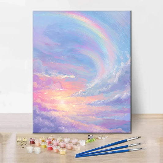 Dreamy Rainbow - Paint by Numbers