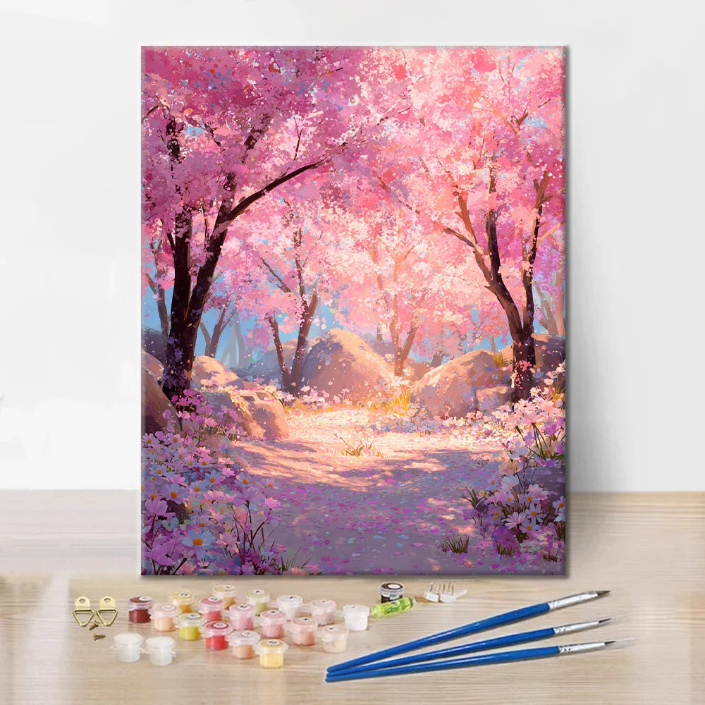 Enchanted Sakura - Paint by Numbers