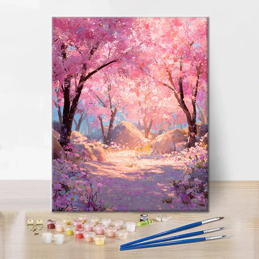 Enchanted Sakura - Paint by Numbers