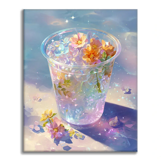 Floral Ice - Paint by Numbers