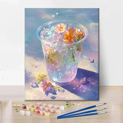 Floral Ice - Paint by Numbers