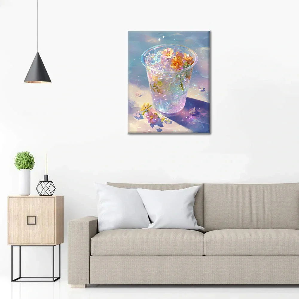 Floral Ice - Paint by Numbers