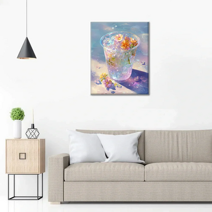 Floral Ice - Paint by Numbers