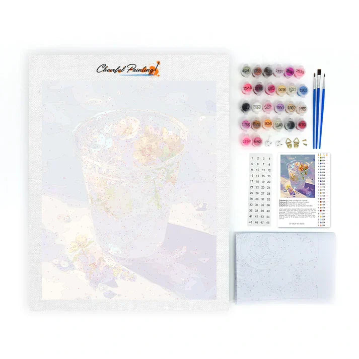 Floral Ice - Paint by Numbers