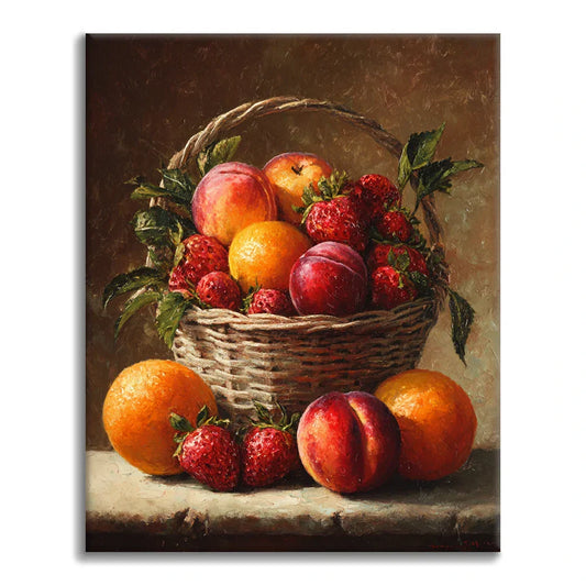 Fruit Basket - Paint by Numbers