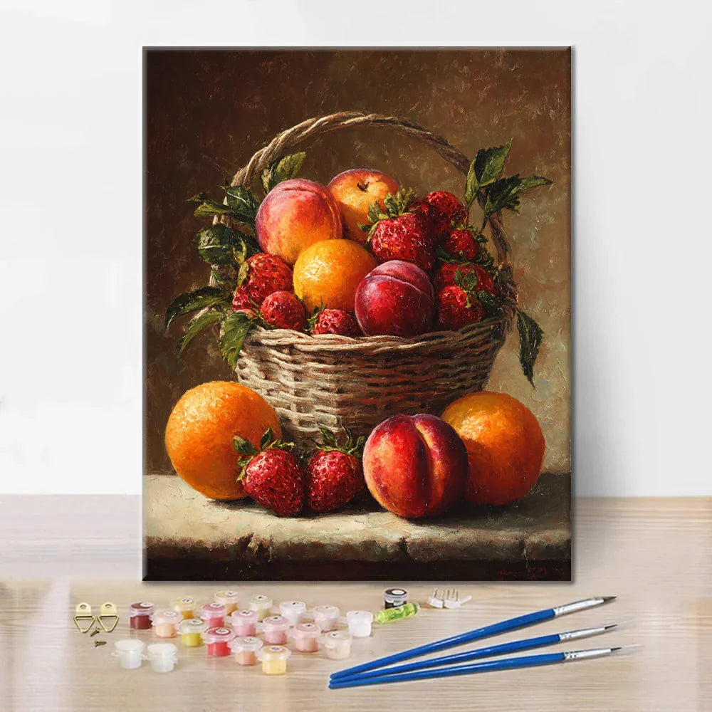 Fruit Basket - Paint by Numbers