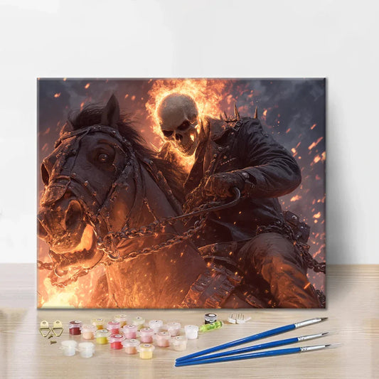 Ghost Knight - Paint by Numbers