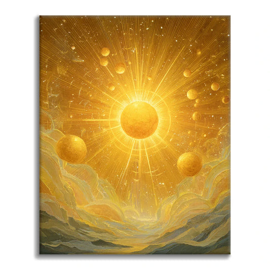Golden Sun - Paint by Numbers