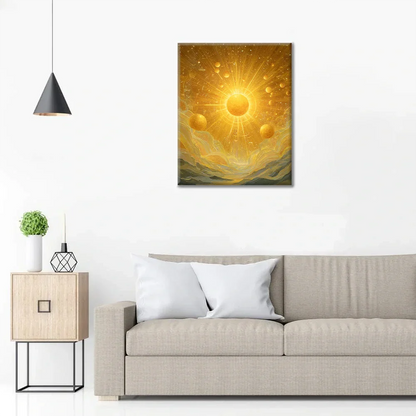 Golden Sun - Paint by Numbers