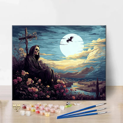 Graveyard Watcher - Paint by Numbers