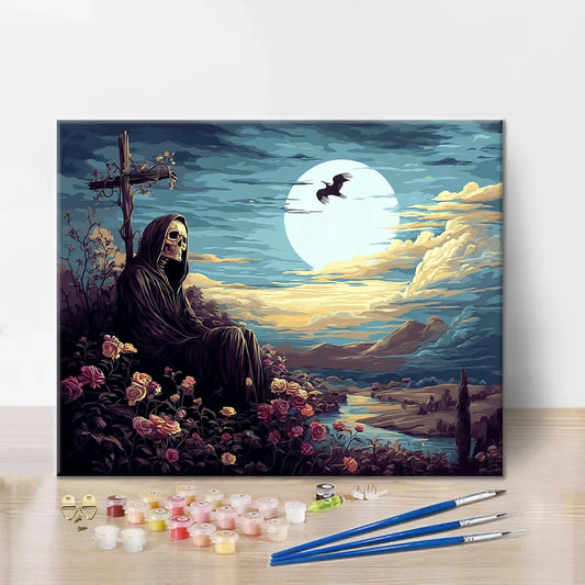 Graveyard Watcher - Paint by Numbers