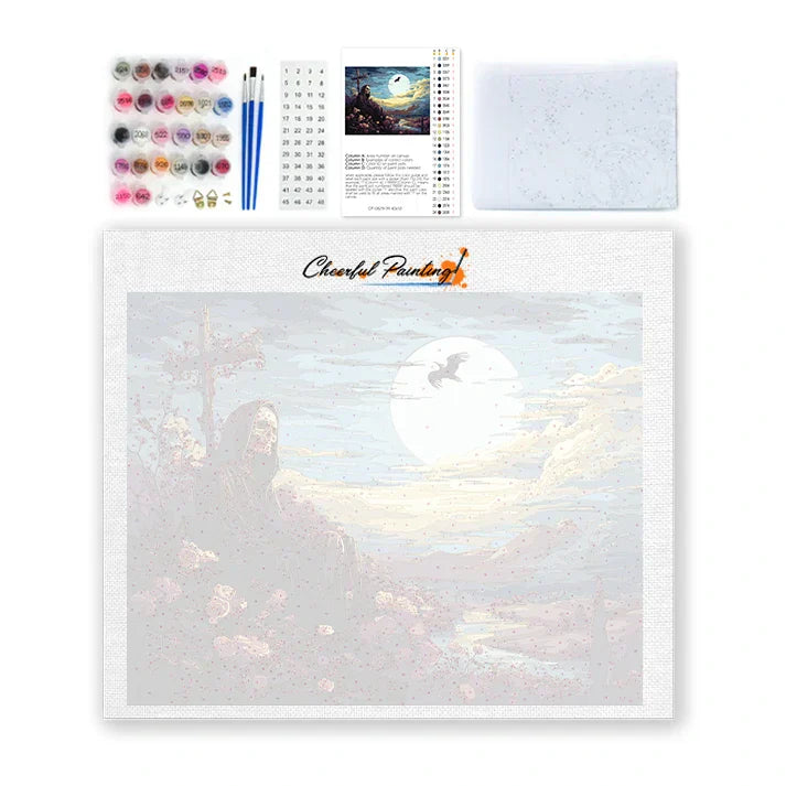 Graveyard Watcher - Paint by Numbers
