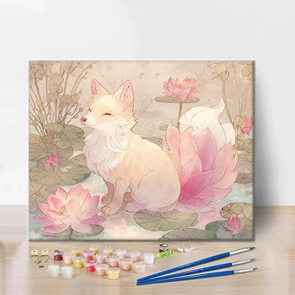 Lotus Root Fox - Paint by Numbers