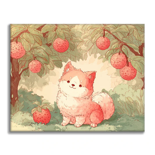 Lychee Puppy - Paint by Numbers