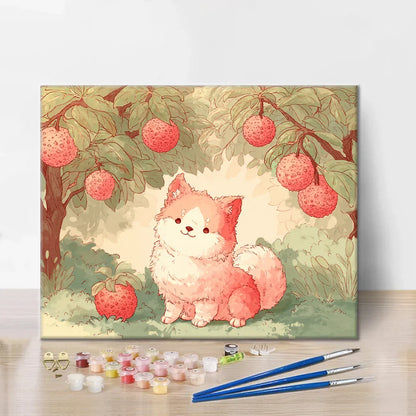 Lychee Puppy - Paint by Numbers