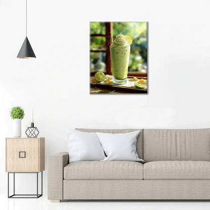 Matcha Smoothie - Paint by Numbers